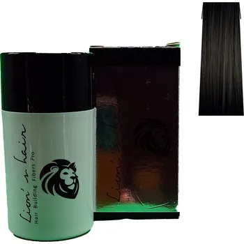 Pudr Lionhair Hair Powder Pro Medium Brown - Keratinový zahušťovací vlasový pudr, 12 g (středně hnědá)