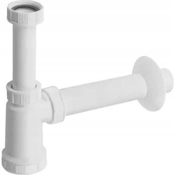 Sifon Umyvadlový sifon 5/4" DN40, bílý plast