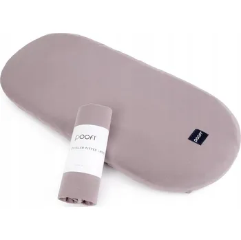 Prostěradlo POOFI PROSTĚRADLO S GUMOU DO KOČÁRKU KORBIČKY LEVANDULOVÁ