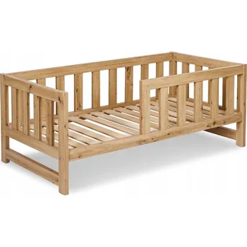 Dřevěná postýlka LittleSky by H.Klupś Amelia 80 x 160 cm hnědá