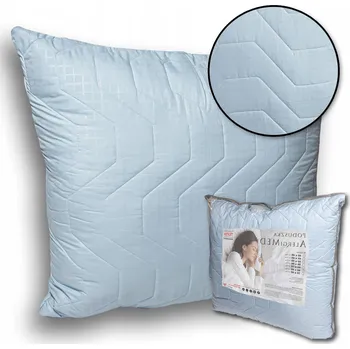 Polštář POLŠTÁŘ VYSOKÁ ANTI-ALERGICKÝ NA SPANÍ MODRÝ CELOROČNÍ | 45x45cm