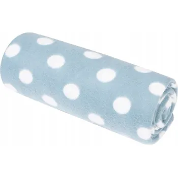 deka Fleecová deka BRW polar 150 x 130 cm, odstíny modré