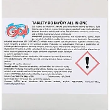 Přípravek do myčky Tablety do myčky GO! - 60 ks 177.291