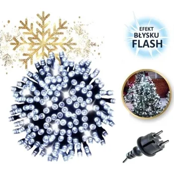 Vánoční dekorace Flamenco Mystique Světélka lampičky 200 LED studená bílá, blesková bílá LAMP09B