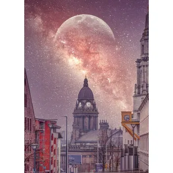 Obraz Plakát Hvězdná noc bez rámu 20,5 x 28,4 cm