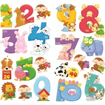 Obraz ČÍSLICE samolepky nálepky DEKORACE NA ZEĎ ČÍSLA