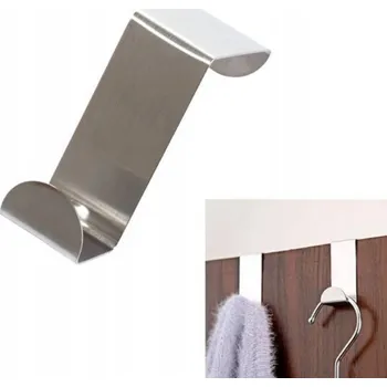 Věšák Wieszak na dveře – závěsný háček na dveře – úchyt z nerezové oceli 45/30 mm