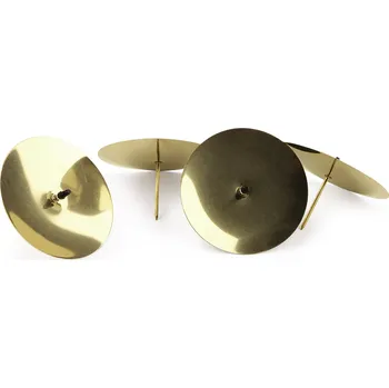 Svíčka Bodce na svíčky Ø8 cm Varianta: 2 zlatá sv., Balení: 4 ks