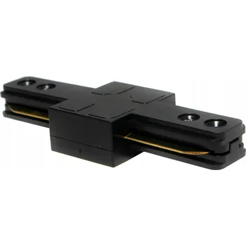 Bodové svítidlo Lineární spojka pro lištový systém SuperLED černá 10 cm 230V