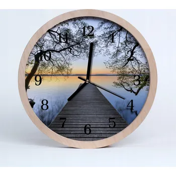 Hodiny Nástěnné quartzové hodiny Tiché Soumrak Umění 20 cm