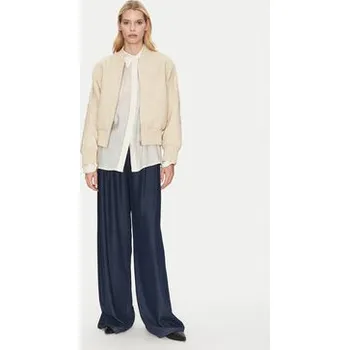 Pánská casual bunda Munthe Kožená bunda Ferril 251151525105 Béžová Relaxed Fit 38