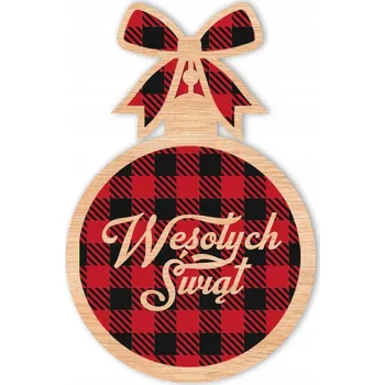 Obraz OZDOBY ŚWIĄTECZNE DŘEVĚNÉ OZDOBY NA VÁNOČNÍ STROMEK D31