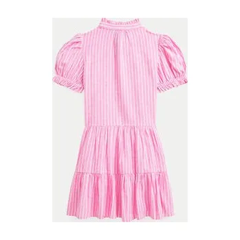 Dámské šaty Polo Ralph Lauren Košilové šaty 312964281001 Růžová Regular Fit 5Y