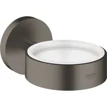 GROHE - Essentials Držák skleničky/mýdelníku, kartáčovaný tmavý grafit 40369AL1