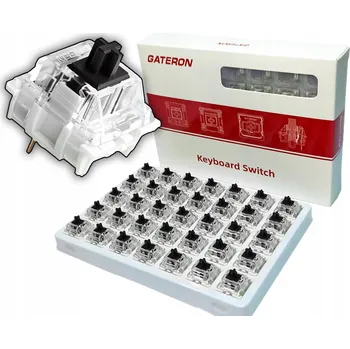 Klávesnice Mechanická klávesnice Gateron Black Pro 3.0 Switch Safe Box - 35 ks