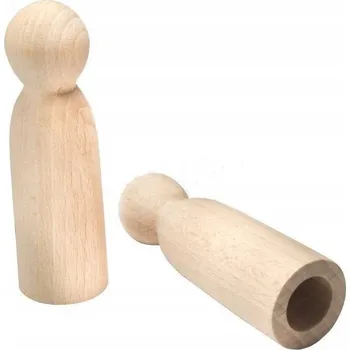 Figurka DŘEVĚNÁ FIGURKA PANÁČEK - peg doll loutka 1 Ks