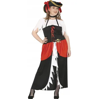 Karnevalový kostým KOSTÝM PIRÁTKA PIRÁTSKÝ KLOBOUK KORSÁRKA PIRÁT L