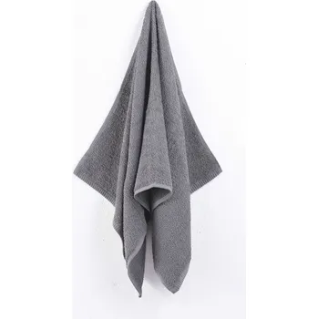 Ručník RUČNÍK ŠEDÝ SILNÝ BAVLNA 100% POLSKÝ PREMIUM 50X100CM 500G/M2