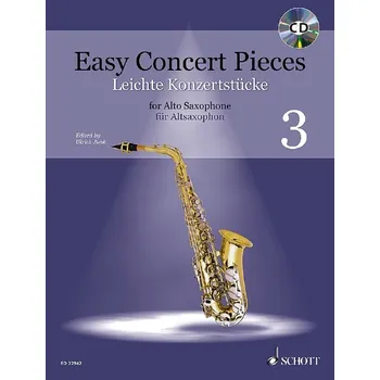 Easy Concert Pieces for Alto Saxophone 3 + CD