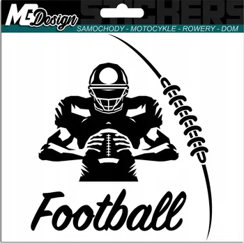 Samolepicí dekorace na vozidlo 1x SAMOLEPKA na auto FOTBALISTA HRÁČ 21x25 cm