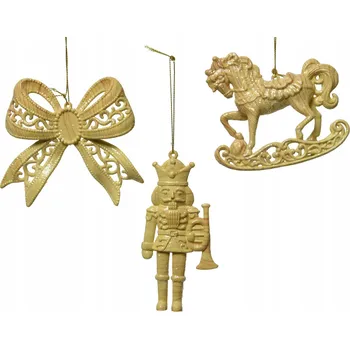 Vánoční dekorace Vánoční ozdoby na stromeček, vzhled dřeva