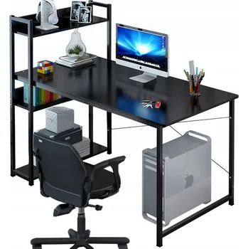 Psací stůl Obdélníkový psací stůl Muvu 120 x 55 x 110 cm černý