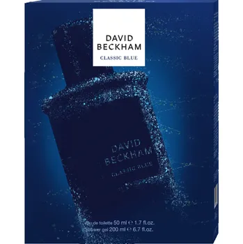 Kosmetická sada David Beckham dárková sada Classic Blue (EDT 50 ml + sprchový gel 200 ml)