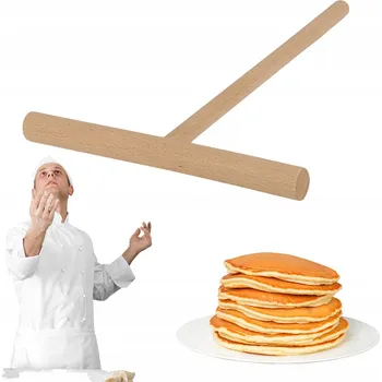 Váleček na těsto ŠPACHTLE A VÁLEČEK NA ROZETŘENÍ TĚSTA, DŘEVĚNÝ VÁLEČEK NA PALAČINKY