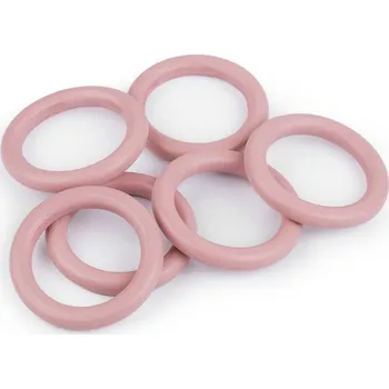 Lapač snů Dřevěný barevný kroužek vnější Ø50 mm Varianta: 4 pudrová, Balení: 20 ks