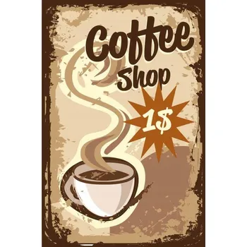 Obraz Cedule Restaurant Menu Coffee Shop