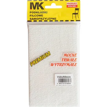 Prostěradlo Prémiové filcové podložky 90x150 bílé