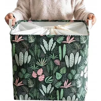 Úložný box KOŠ NA HRAČKY UZAVÍRATELNÝ VELKÝ KONTEJNER XXL PRO DĚTI NA OBLEČENÍ PROSTRANNÝ