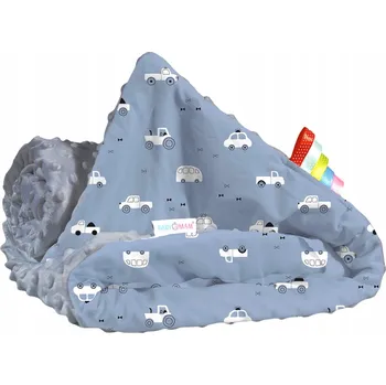 Dětská deka BABYMAM OBOUSTRANNÁ DEKA MINKY BAVLNA 75x100 CM