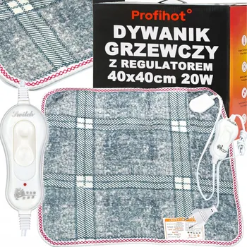 VYHŘÍVACÍ PODLOŽKA vyhřívací podložka elektrická deka OVLADAČ s REGULACÍ 40x40 20W