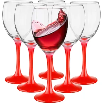 Sklenice Skleničky na bílé víno, skleničky červené víno, skleničky na vodu Glasmark bezbarvé 300ml 6 ks
