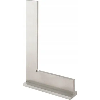 Úhloměr Úhelník se základnou ocelový 250x165mm DIN 875/II FORMAT