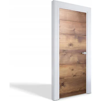 Fototapeta Dekorativní samolepka maskující na dveře, skříň, nábytek - Dřevěná podlaha 75x205 cm