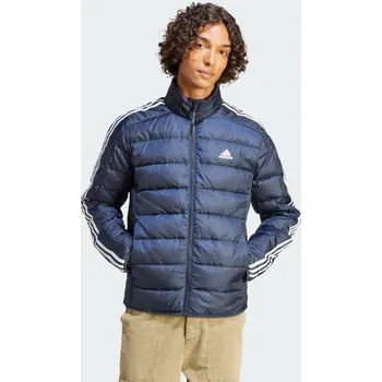 ADIDAS Bunda Essentials 3-Stripes Light Down M MODRÁ