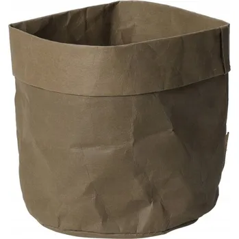 Květináč Obal Na Květináč na květináč 18 cm, látkový, hnědý
