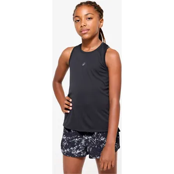 DECATHLON Dětské fitness tílko 12 LET ČERNÁ