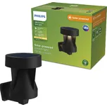 Philips Avery venkovní solární nástěnné LED svítidlo 1,8W 200lm 2700K IP44, černé