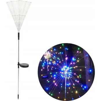 Venkovní osvětlení SOLÁRNÍ zahradní lampa BAREVNÁ Ohňostroj až 200 LED SVÁTEČNÍ PÁRTY