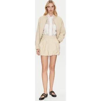 Dámská sukně Munthe Kožená sukně Frauke 251121725105 Béžová Regular Fit 36