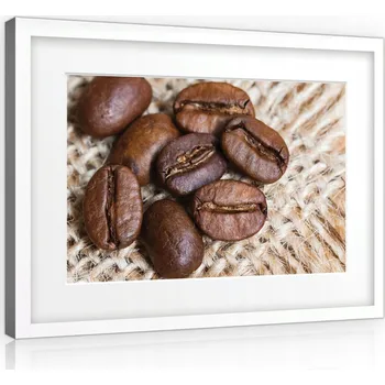 Obraz OBRAZ NA PLÁTNĚ CANVAS 60x40 ZRNA KÁVY KÁVA