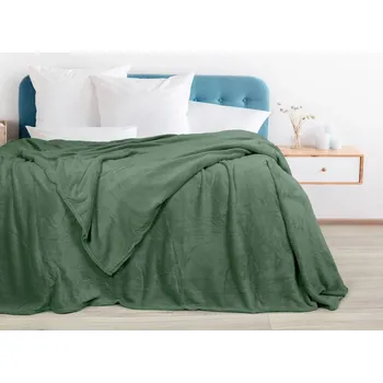 deka Dreamy Linens Mikroflanelová deka, zelená Dreamy Linens