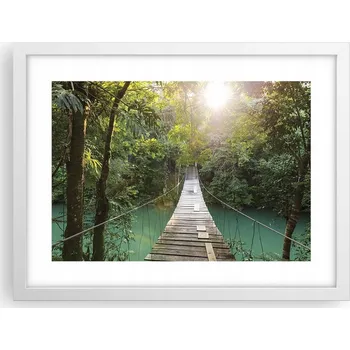 Obraz Obraz plakát v bílém rámu do obýváku 40x30 krajina foto na zeď