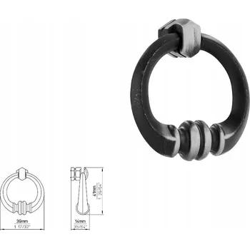 Nábytkové kování Nábytková úchytka SIRO 564-40ZN8 staré železo