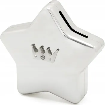 Pokladnička Pokladnička Hvězda s Korunkou 25x94x88 mm