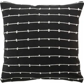 Polštář POLŠTÁŘ BAVLNĚNÝ EKO POLŠTÁŘ 45x45 cm černý