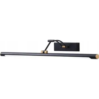 Nástěnné svítidlo Adviti Hermetické Nástěnné Svítidlo LED nad Zrcadlo 7W Neutrální Bílá 40cm Černé